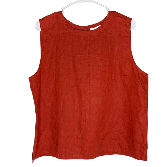 Eileen Fisher Organic Linen Top - Picture 1 of 5